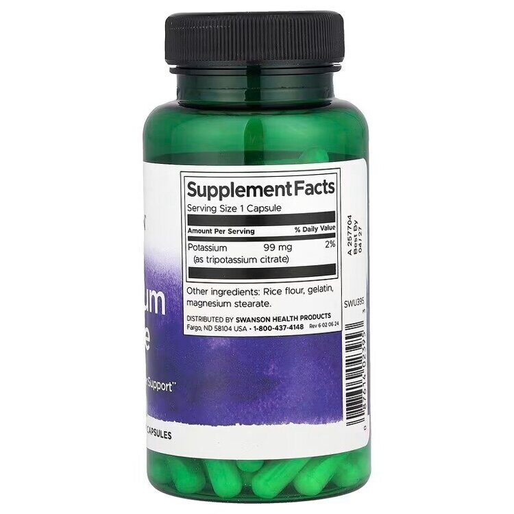 Potassium Citrate 99 mg 120 capsules