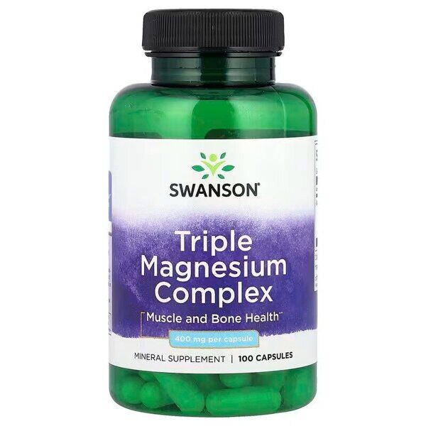 Triple Magnesium Complex 400 mg 100 capsules